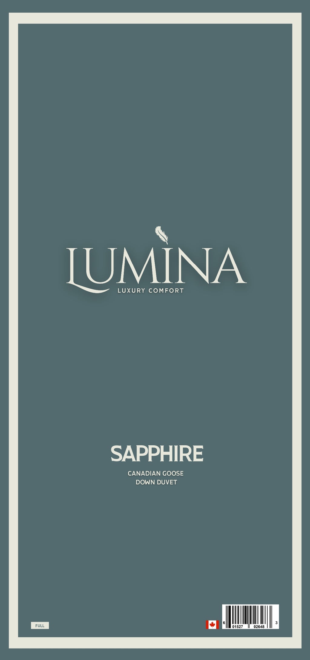 SAPPHIRE WHITE GOOSE DOWN DUVET - FULL SIZE