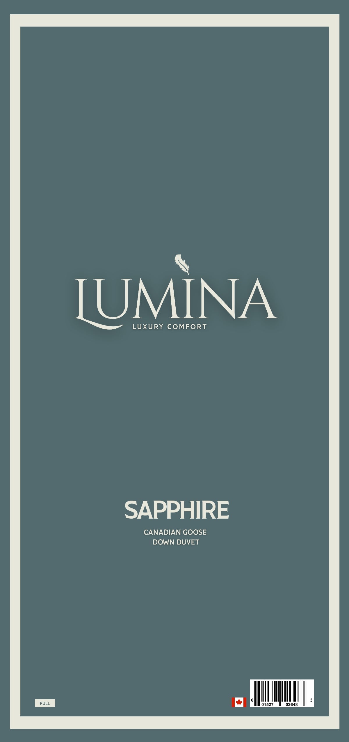 SAPPHIRE WHITE GOOSE DOWN DUVET - FULL SIZE