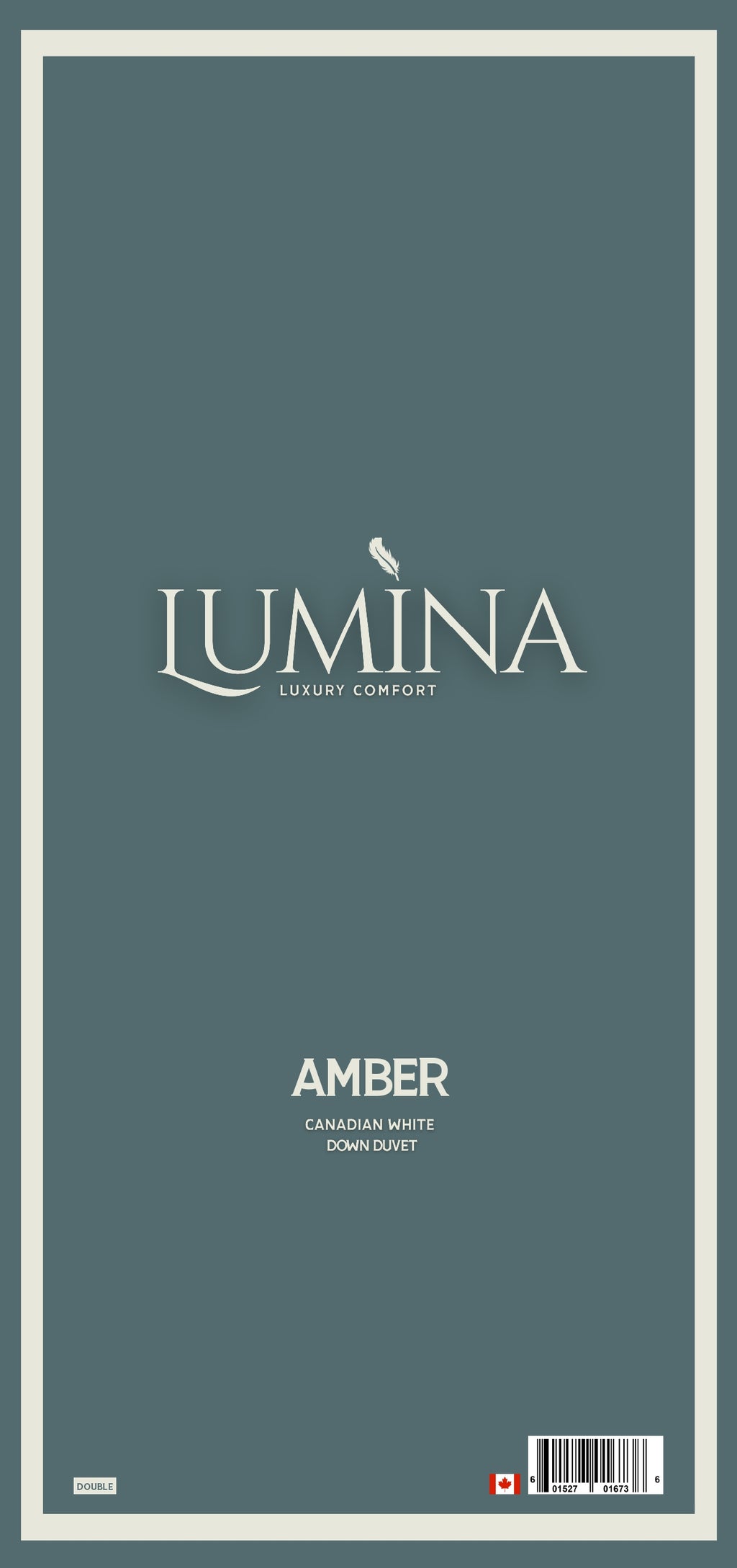 AMBER LOFT WHITE DOWN DUVET - TWIN SIZE