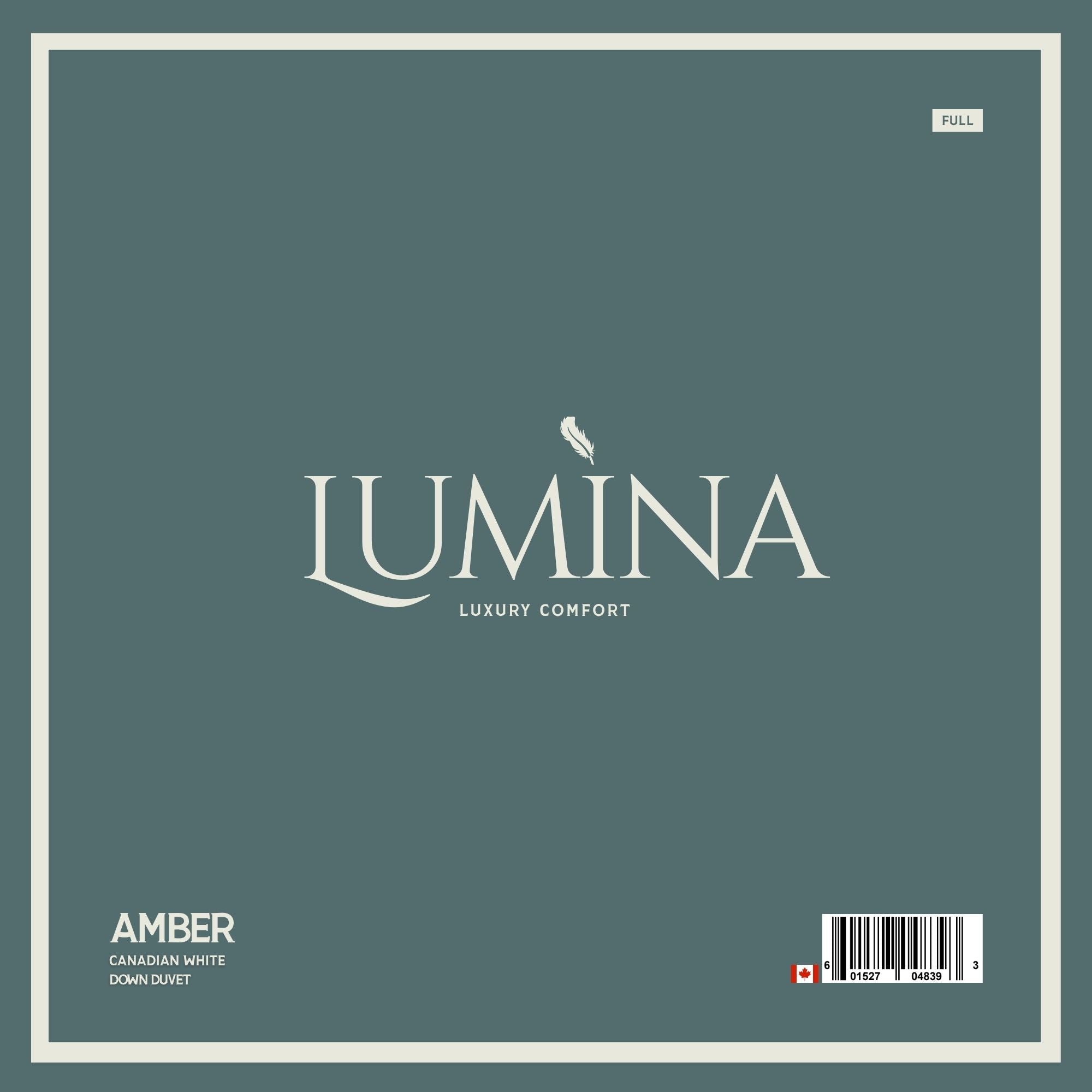 AMBER LOFT WHITE DOWN DUVET – FULL SIZE