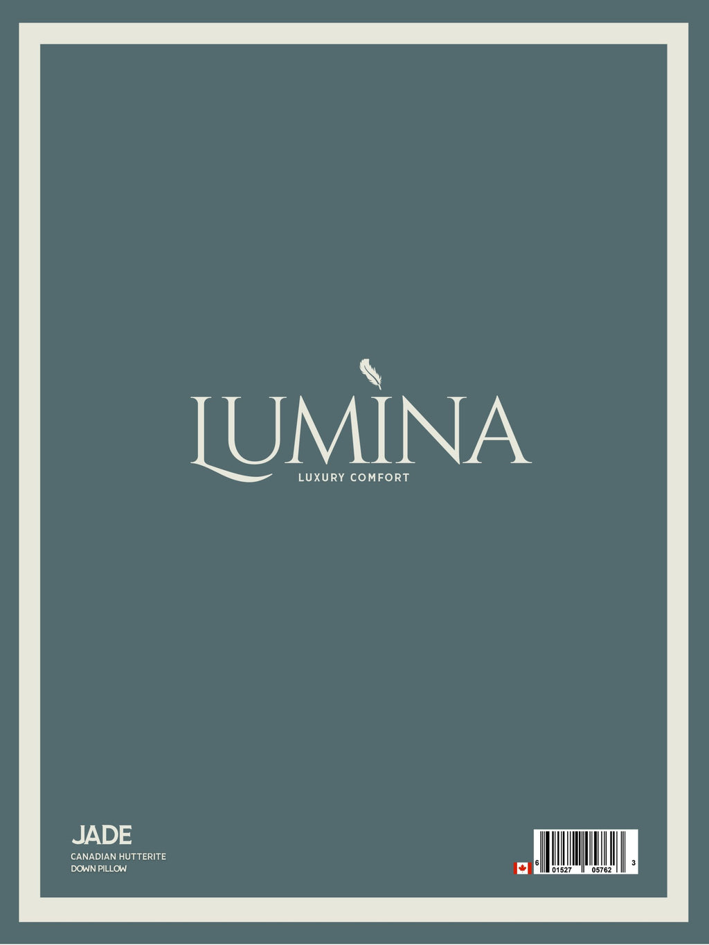 JADE HUTTERITE DOWN PERFECT PILLOW - STANDARD SIZE