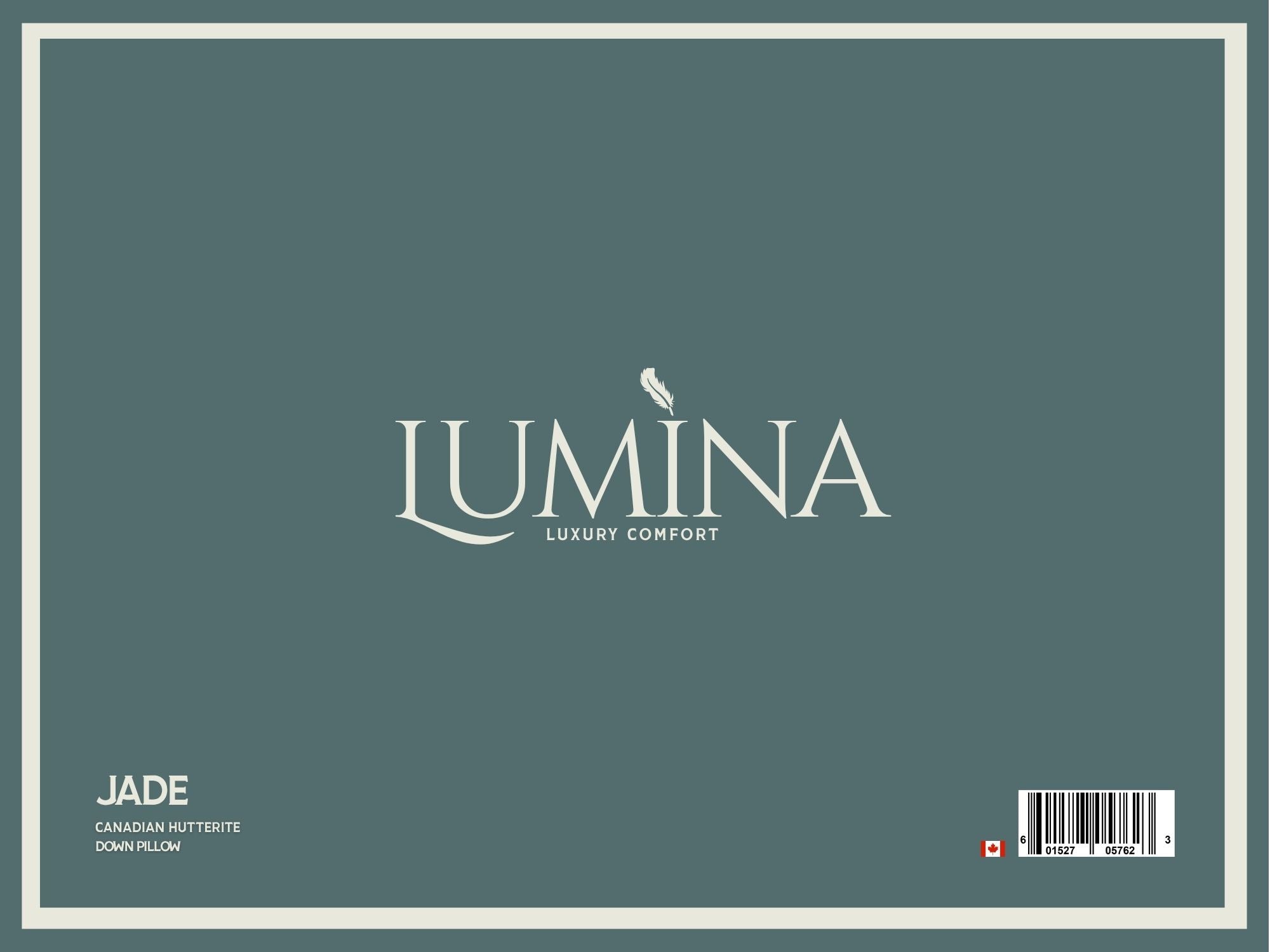 JADE HUTTERITE DOWN PERFECT PILLOW – STANDARD SIZE